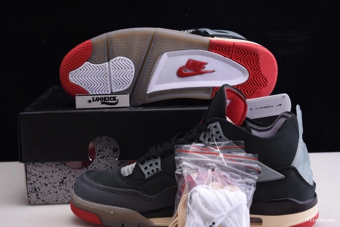 CV9388-001 x 4 Retro Off White Air Jordan Bred 0804